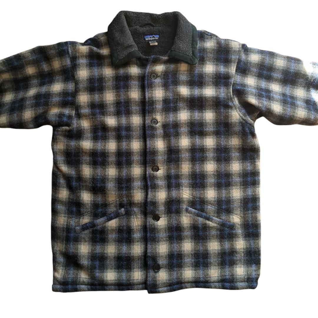 パタゴニア 99年 トルコ製 オンブレ アルパカ ウールコート　Ｌ