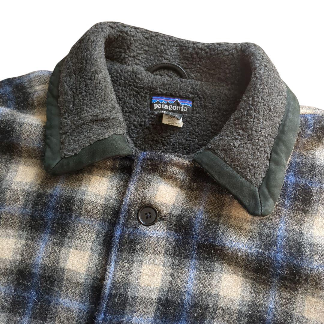 パタゴニア 99年 トルコ製 オンブレ アルパカ ウールコート　Ｌ