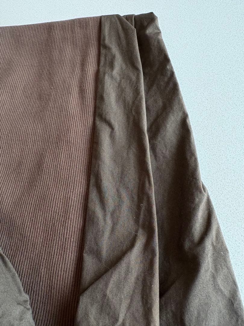 goa風 ブラウン カーキ ブーツカット スエット y2k グランジ