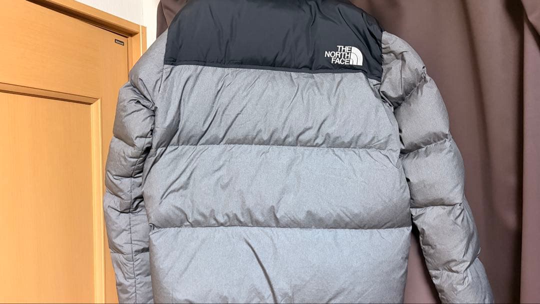 ノースフェイス ダウン ヌプシジャケット the north face グレー