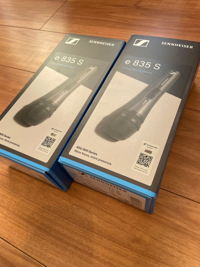 SENNHEISER E835-S ダイナミックマイク スイッチ付 新品2本