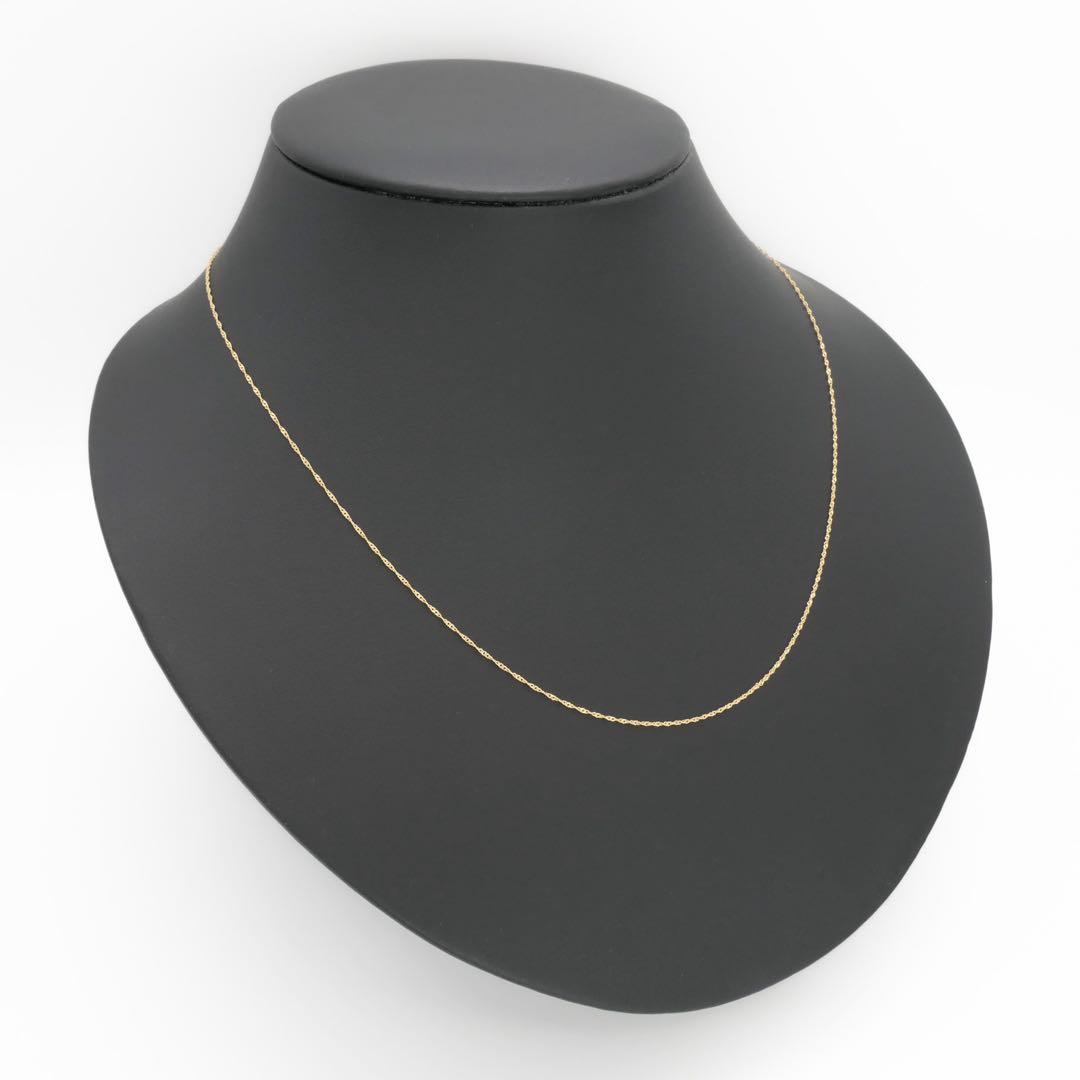 新品❗️K18YG イエローゴールド 0.12スクリュー アジャスター付 45cm