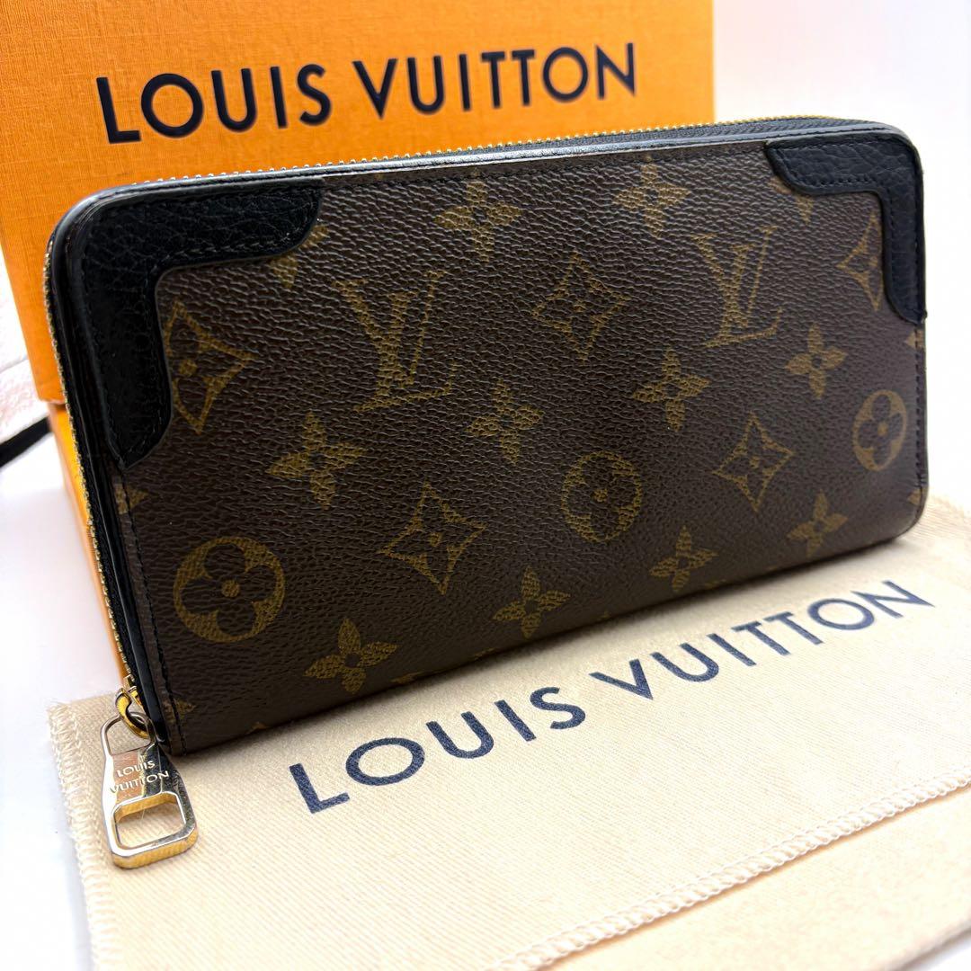 【新型】ルイヴィトン モノグラム ジッピーウォレット レティーロ ブラック