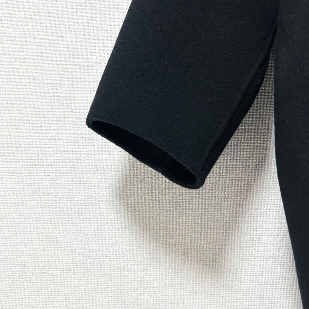 美品✨DES PRÉS ダブルフェイスメルトンビーバー ショートコート　ブラック