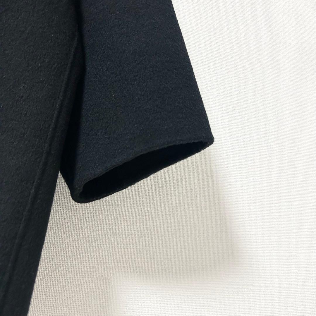 美品✨DES PRÉS ダブルフェイスメルトンビーバー ショートコート　ブラック