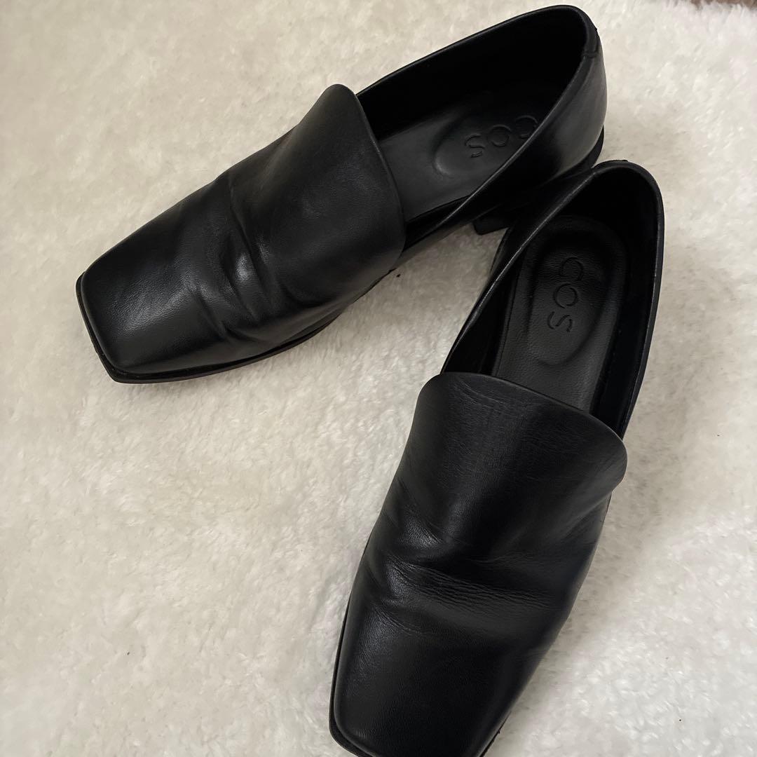 ［極美品］COS レザー　ローファー　24.5cm