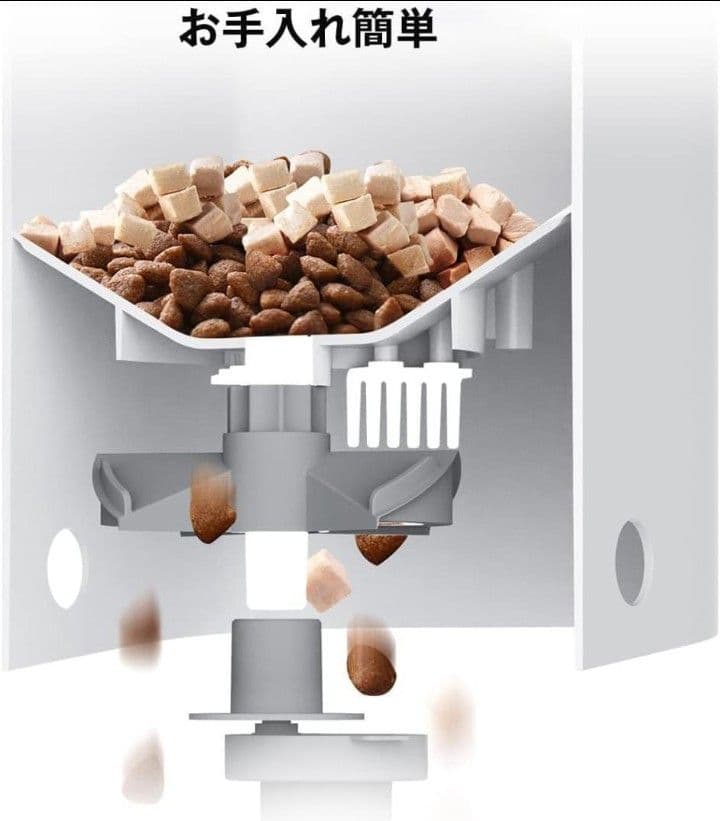 【PETKIT SOLO】自動給餌器 (カメラなし) タイマー式 (ホワイト)