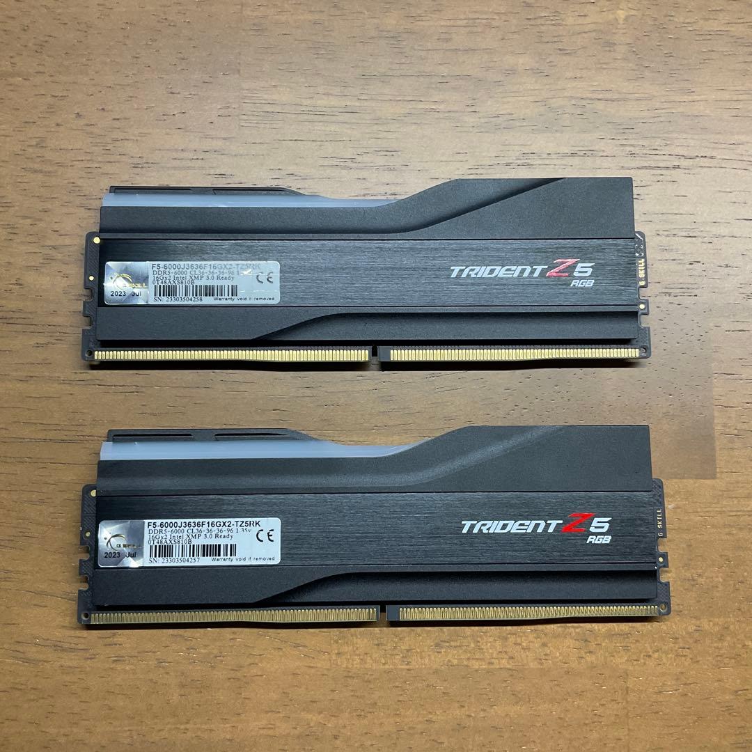メモリー G.SKILL TRIDENT Z5 RGB 16GB DDR5