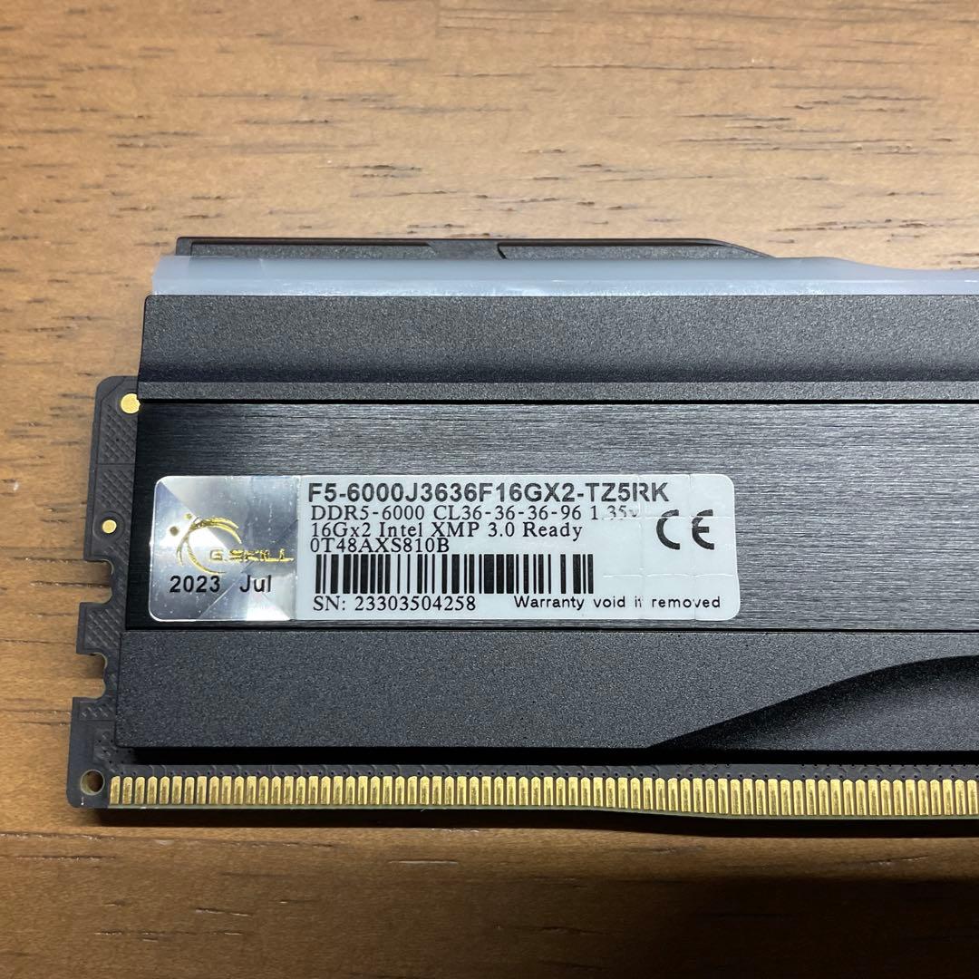 メモリー G.SKILL TRIDENT Z5 RGB 16GB DDR5