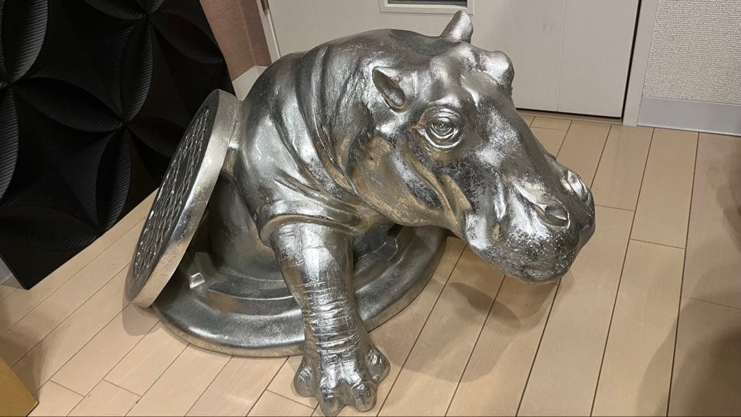 【希少】 カレデザイン Deco Object Struggling Rhino