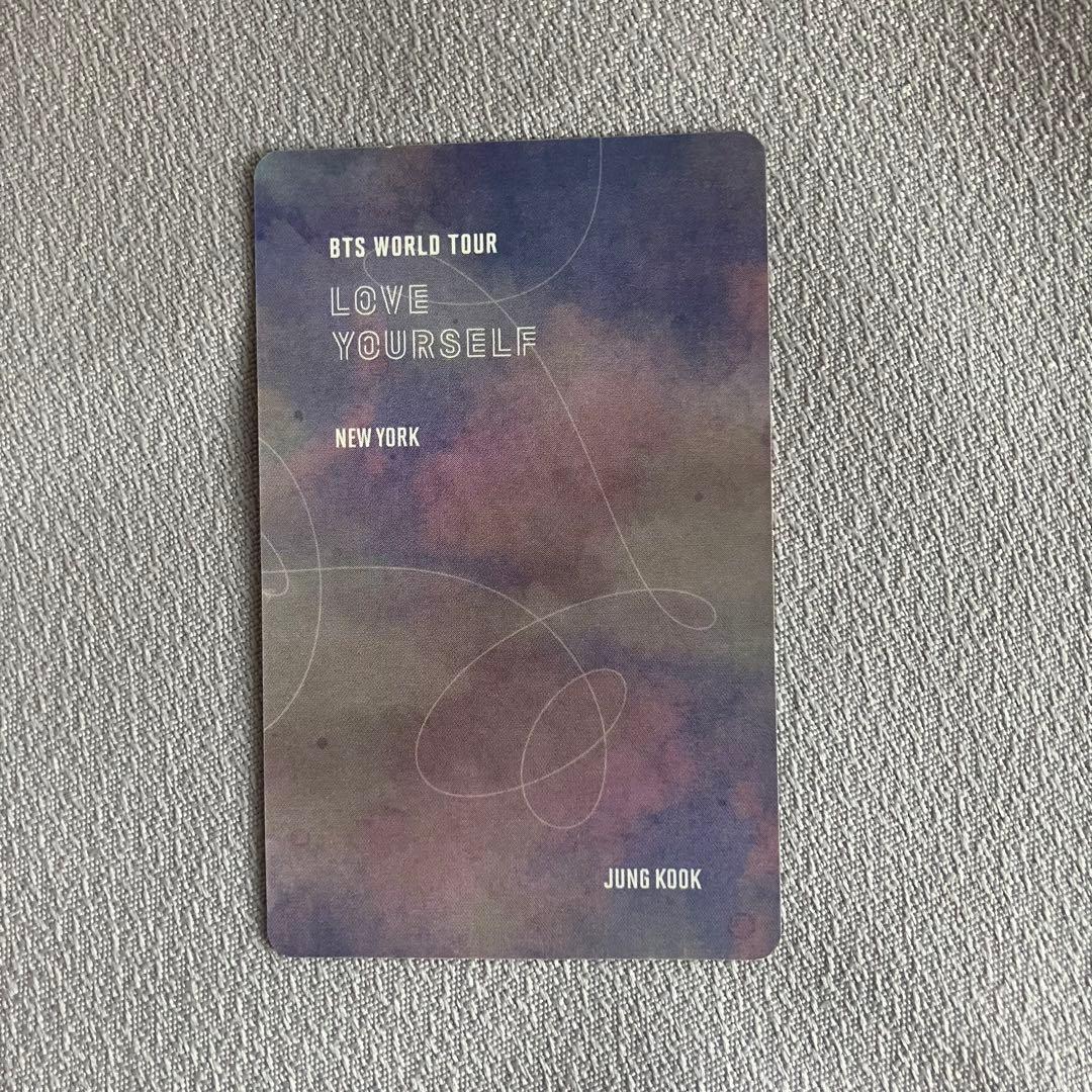 BTS ジョングク lys ニューヨーク トレカ