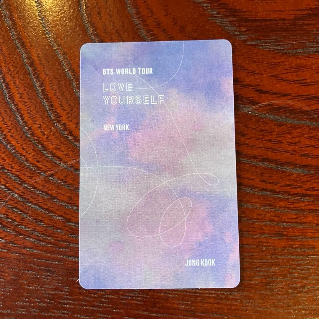 BTS ジョングク lys ニューヨーク トレカ