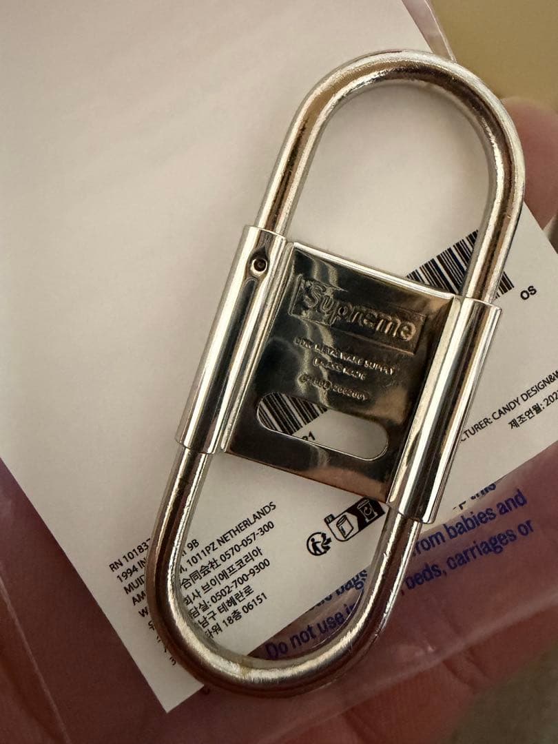 小物 Supreme / CDW Delta Carabiner \"SILVER\"