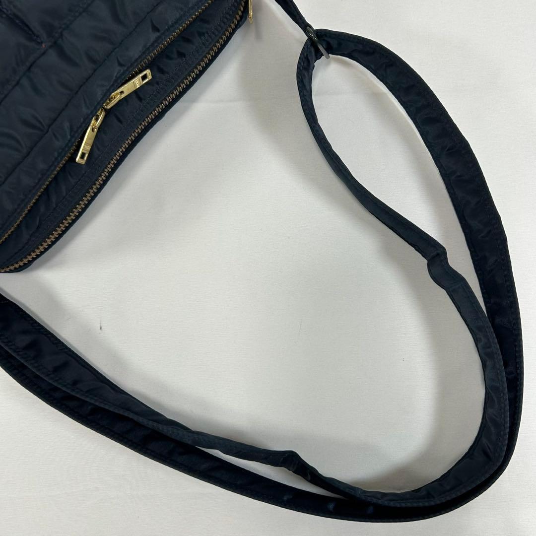 【未使用級/カード付き/現行】ポーター タンカー ショルダーバッグ 斜め掛け 紺