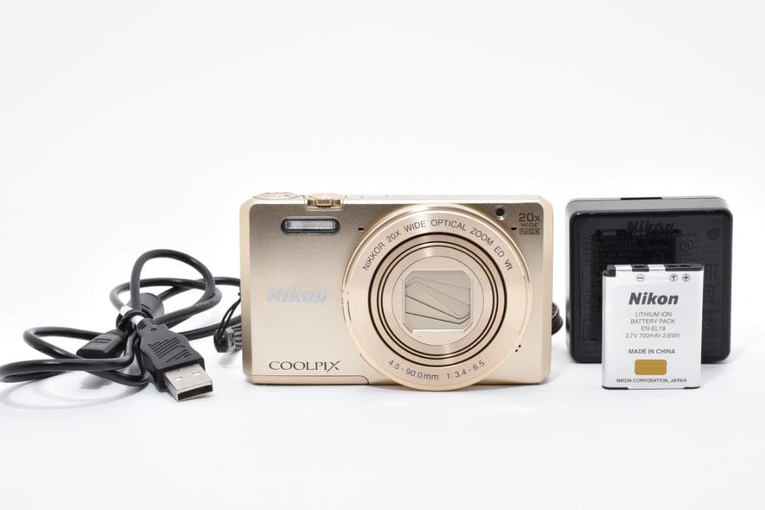 《 美品 》　ニコン　Nikon COOLPIX S7000 ゴールド　動作OK