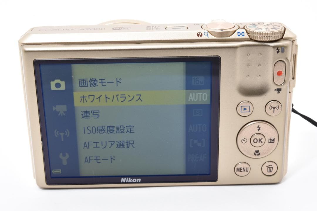 《 美品 》　ニコン　Nikon COOLPIX S7000 ゴールド　動作OK