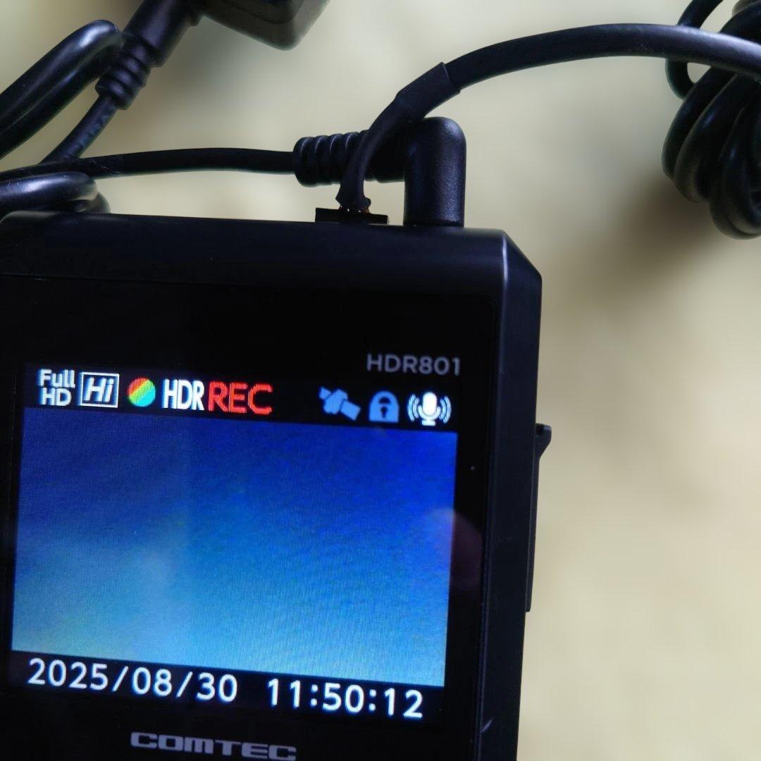 ✩送料込み✩COMTEC HDR801 前後型ドライブレコーダー