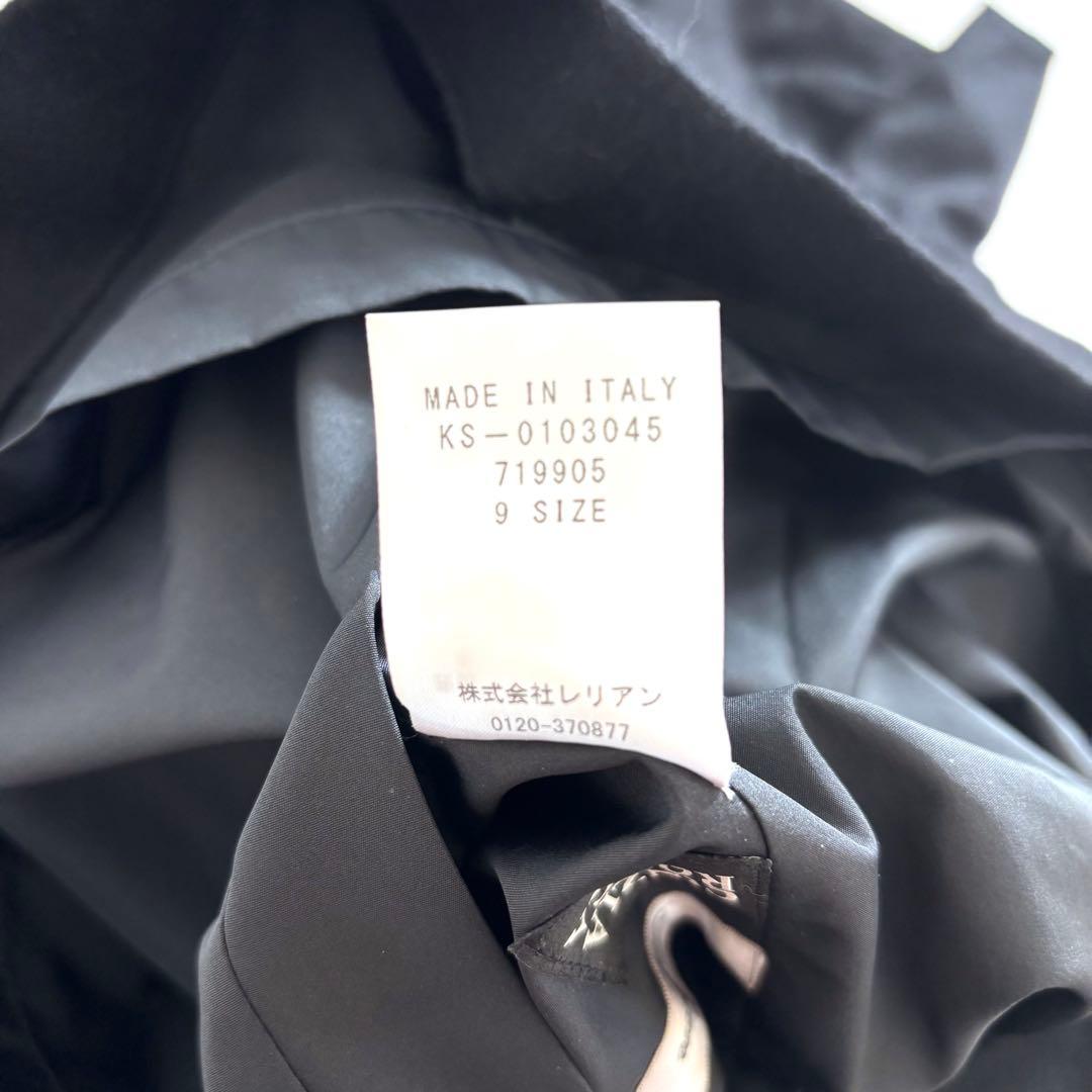 極美品✨レリアン CINZIA ROCCA カシミヤ ウール ブルゾン ブラック