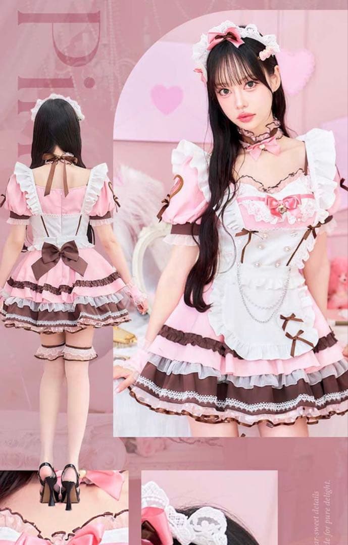 malymoon メルティホイップキャンディメイド ピンク　バレンタイン