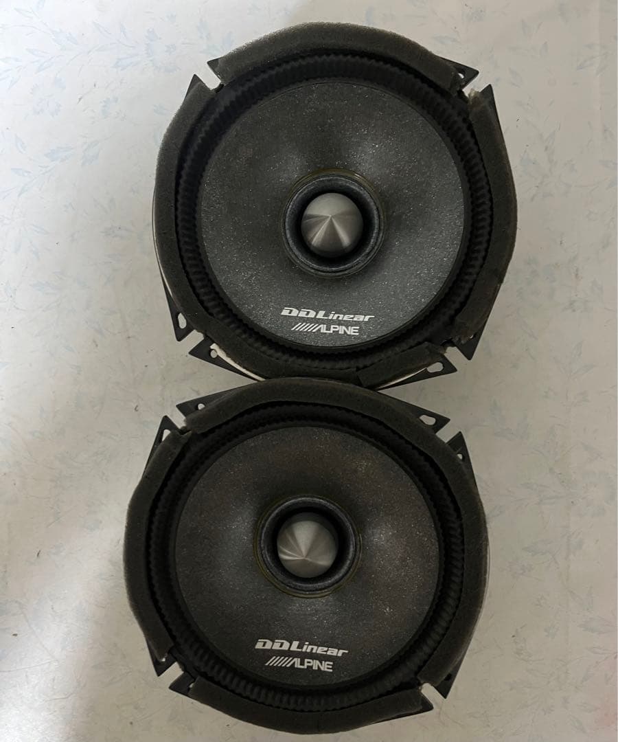 アルパイン スピーカー17cm DDL-RT17S ACR50Wに装着しましたN