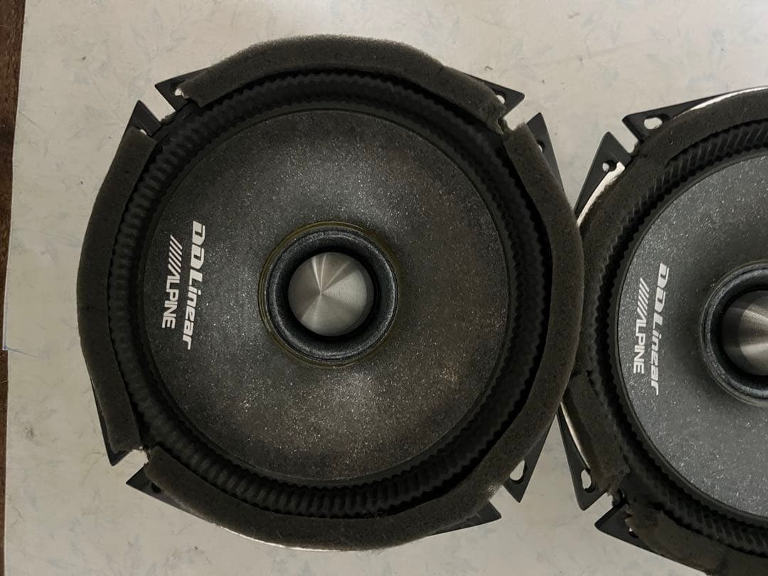 アルパイン スピーカー17cm DDL-RT17S ACR50Wに装着しましたN