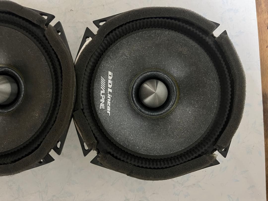 アルパイン スピーカー17cm DDL-RT17S ACR50Wに装着しましたN