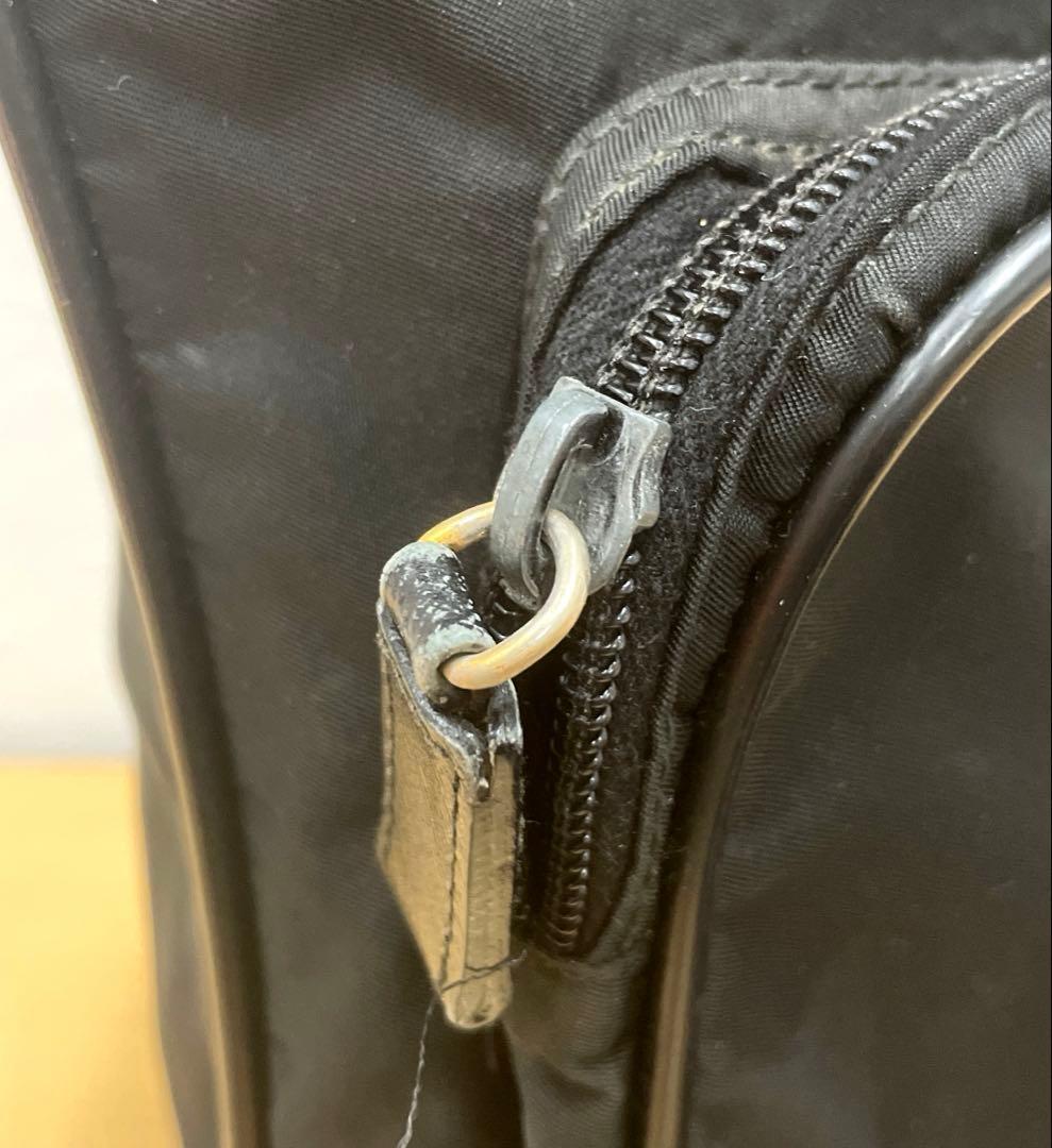■ PRADA プラダ ショルダーバッグ ナイロン レザー ブラック