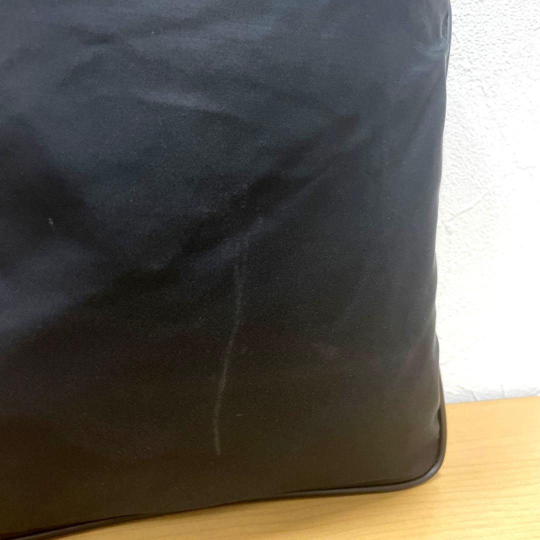 ■ PRADA プラダ ショルダーバッグ ナイロン レザー ブラック