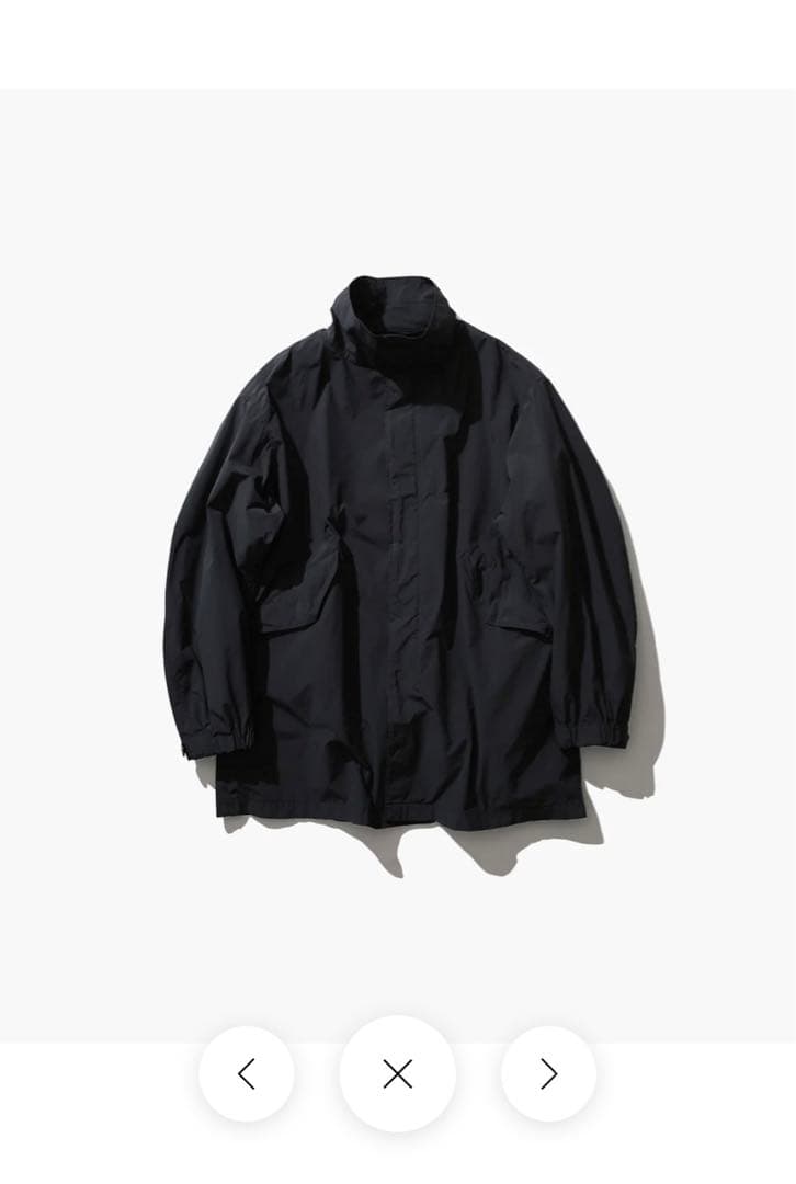 【24年購入】ATON(黒)AIR WEATHER | MODS COAT