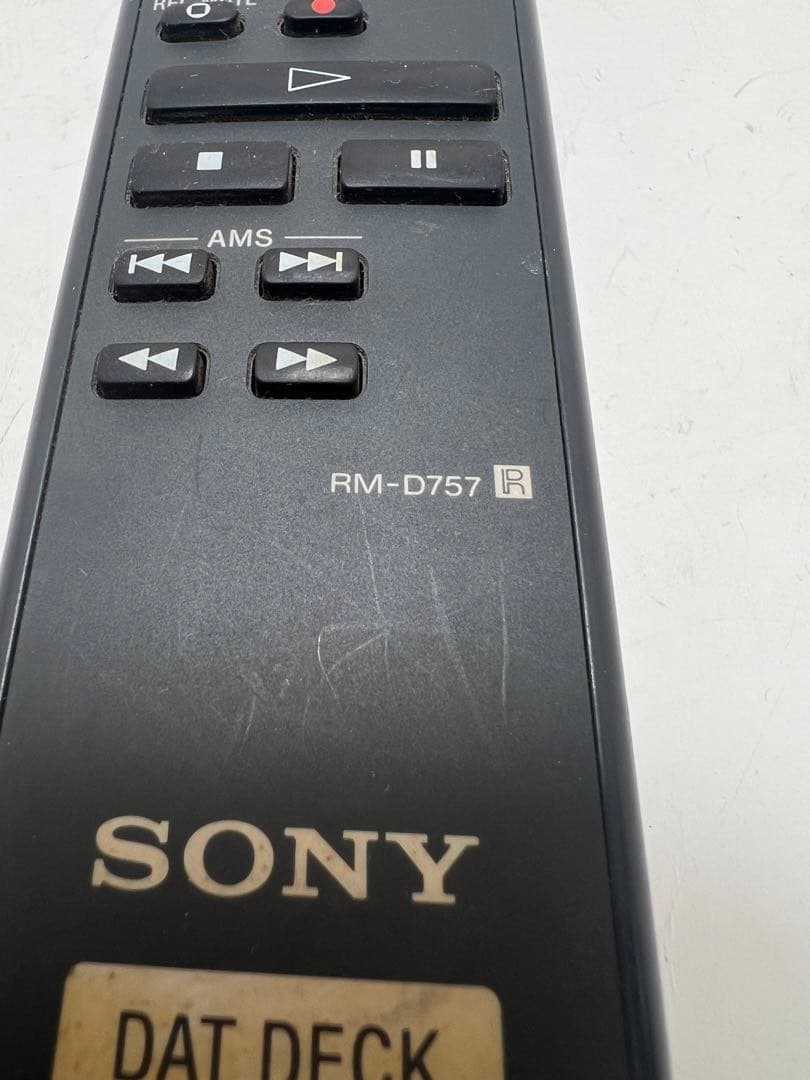 SONY ソニー DAT DECK オーディオリモコン RM-D757