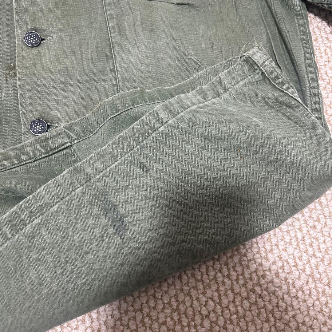 40s m43 HBTヘリンボーン　13スターボタン