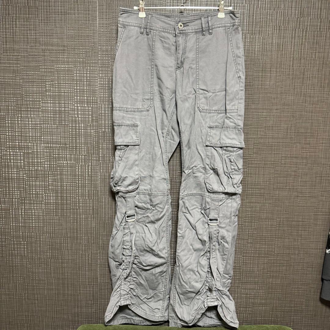 SLY ローウエスト ミリタリー フレアパンツ Y2K