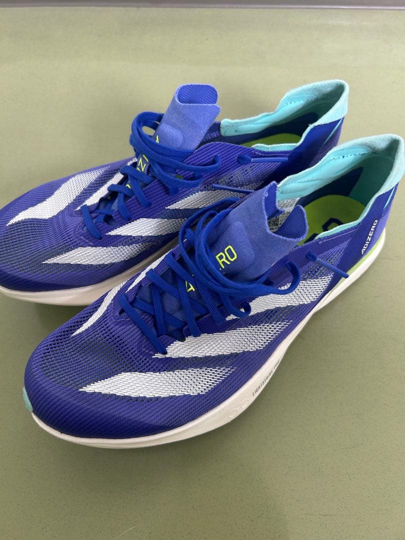 ADIZERO AVANTI スパイクシューズ 青/白　26.5