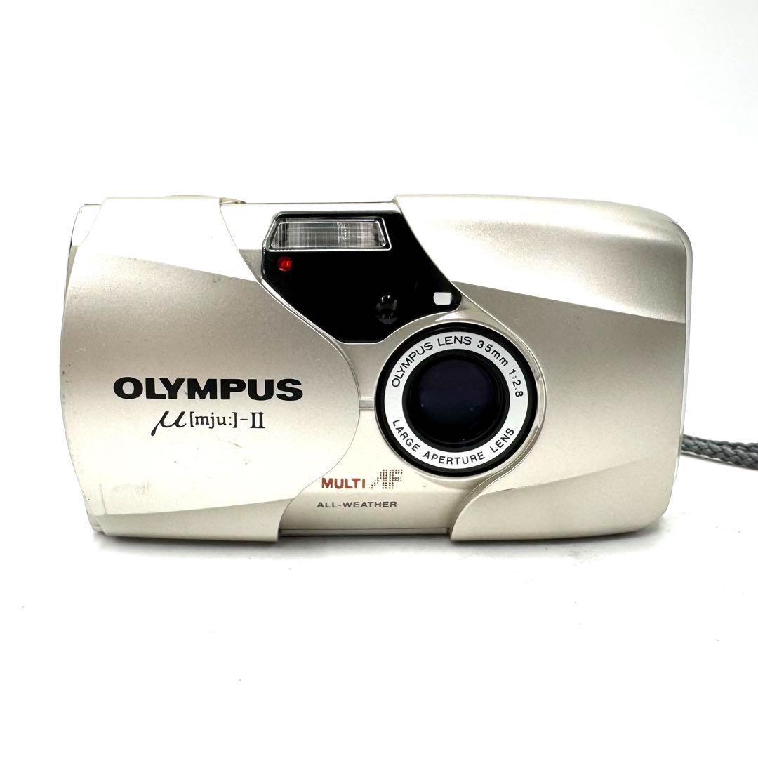 完動品 Olympus オリンパス mju ii 2 フィルムカメラ 単焦点
