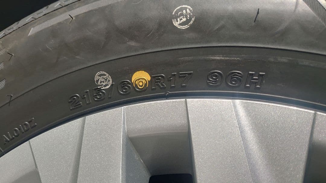 トヨタ 17インチ純正スチールホイール＆キャップ＆タイヤ カローラクロス