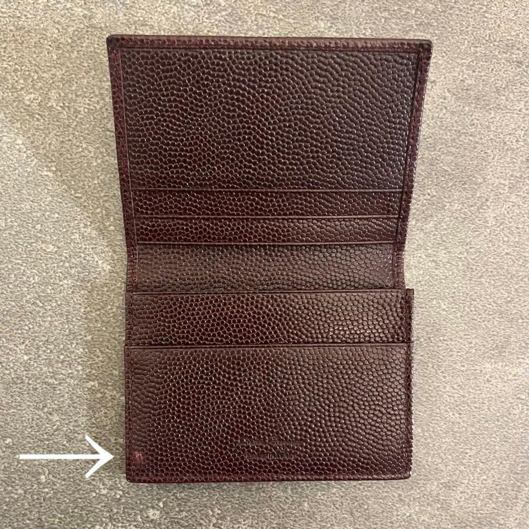 【Salvatore Ferragamo】名刺入れ　ルージュノワール