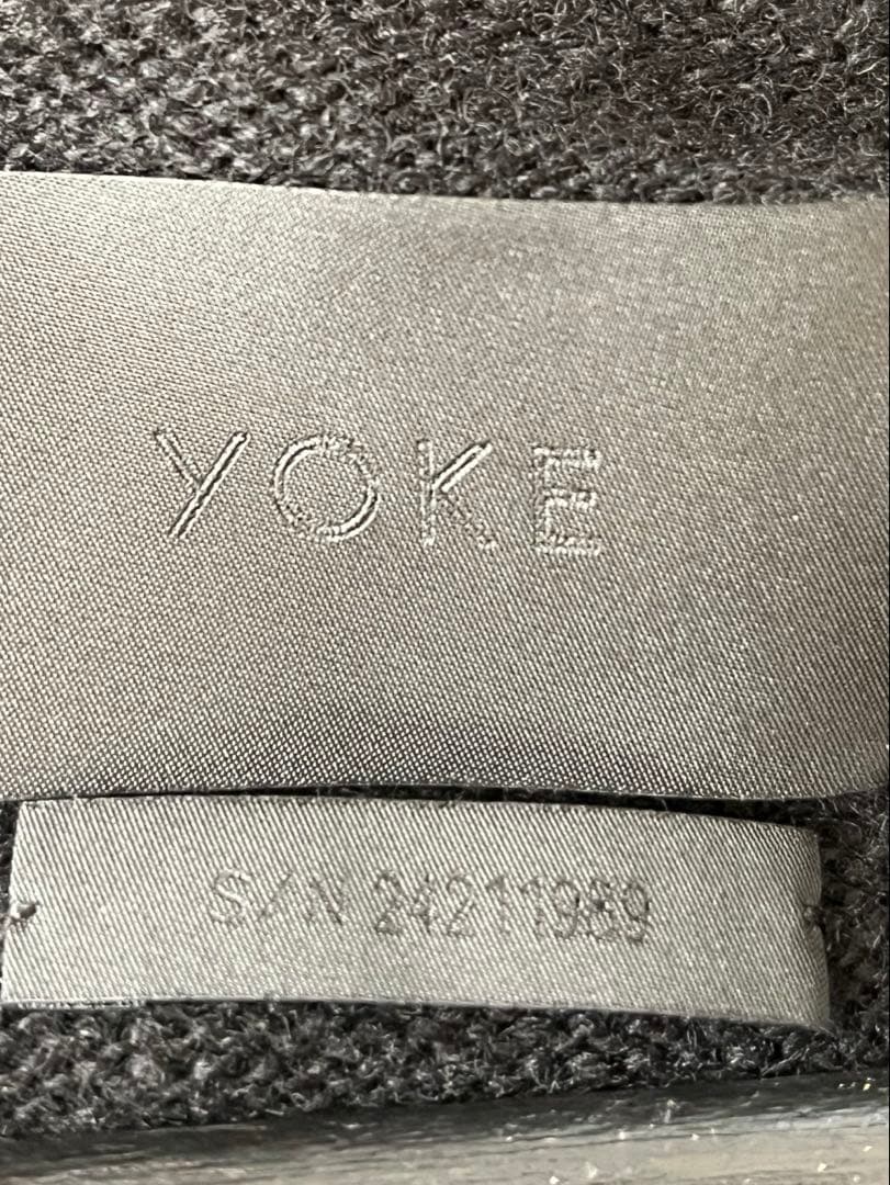 【YOKE】24FW エルボーペイントニット