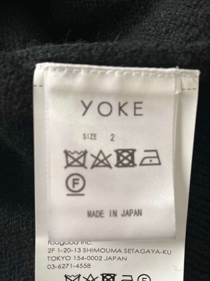 【YOKE】24FW エルボーペイントニット