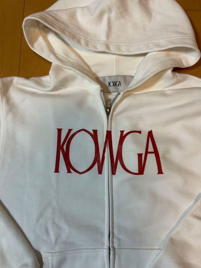 トップス KOWGA OG LOGO ZIP HOODIE M