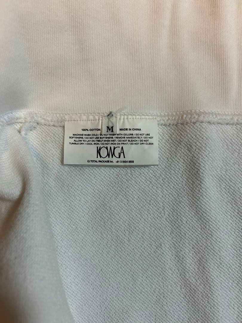 トップス KOWGA OG LOGO ZIP HOODIE M
