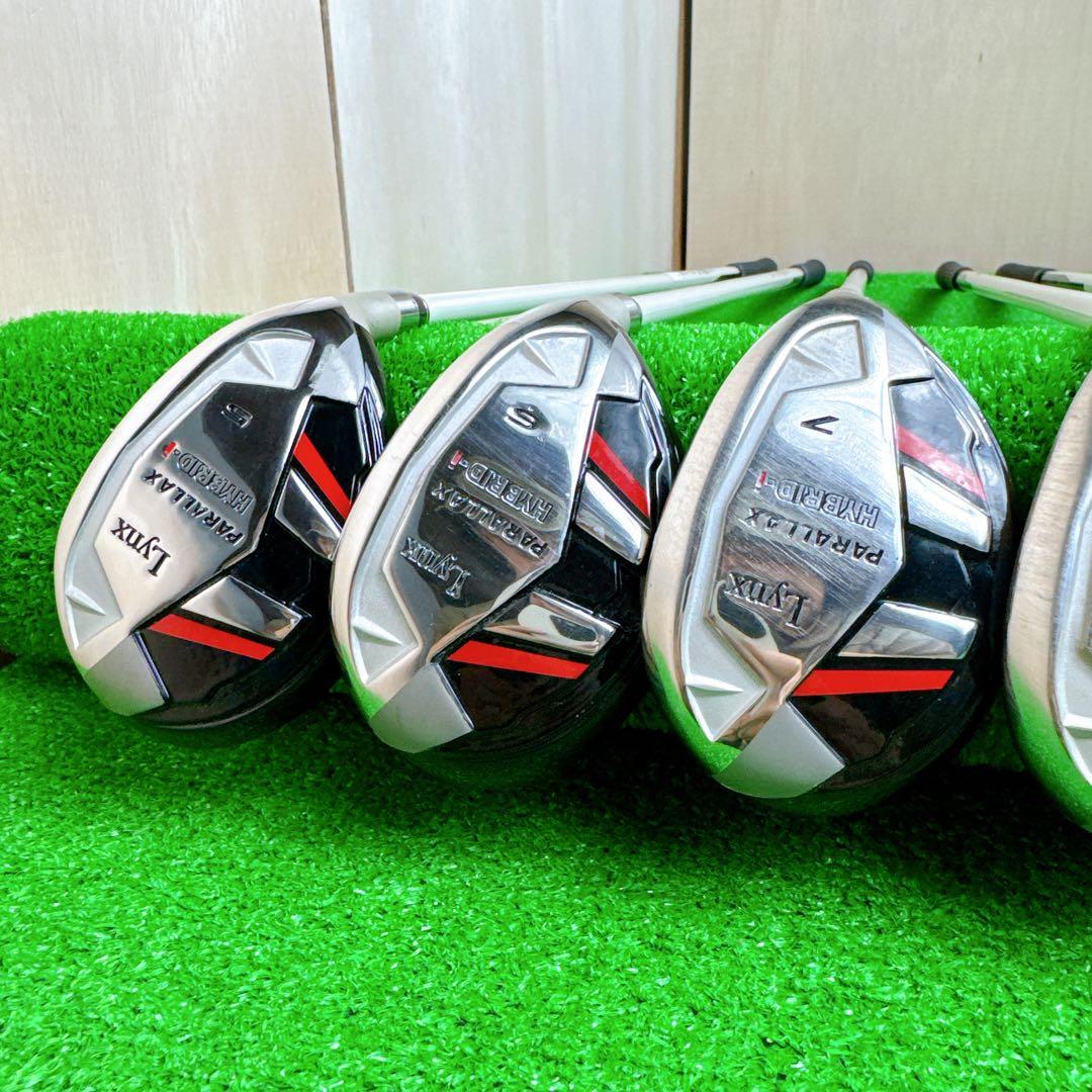 良品 リンクス PARALLAX HYBRID-i アイアンセット 5〜9.P