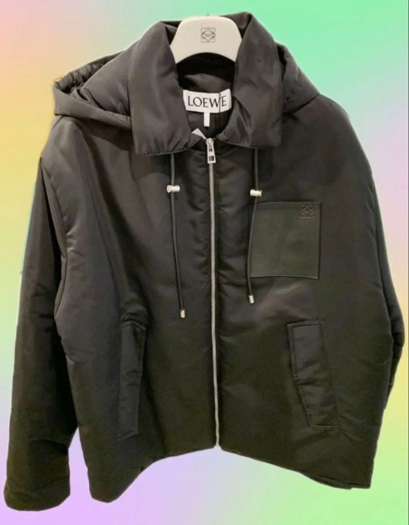 LOEWEロエベフーデッドジャケット H526Y02W94メンズブルゾンコット