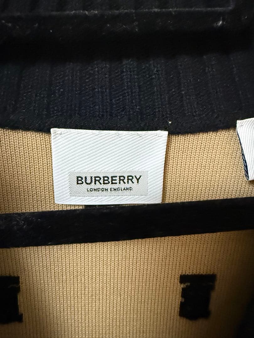 BURBERRY ブラック カーディガン S