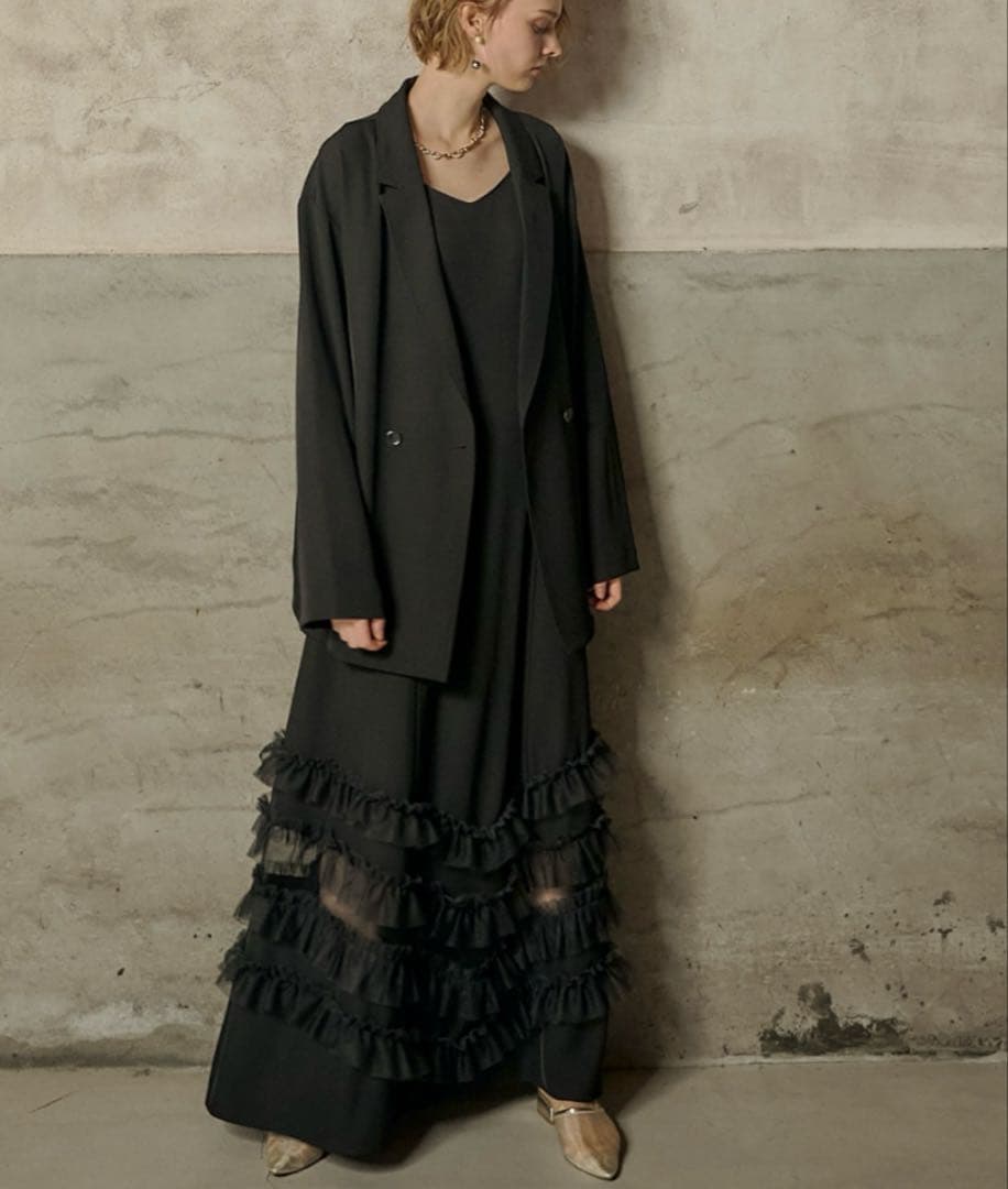 専用【et.UNiVER】Transparent hem setup dress