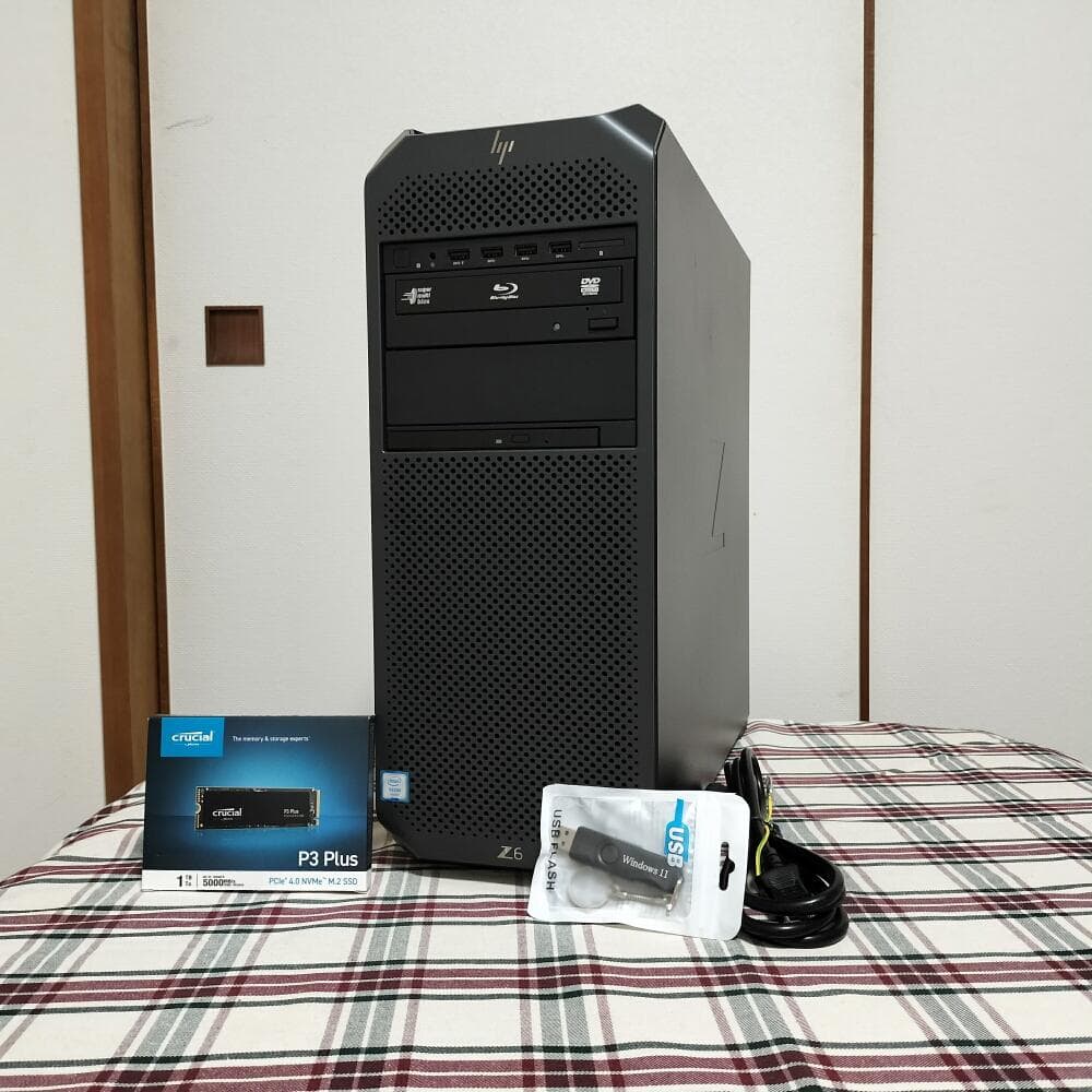 値下げ早い者勝ち！HP Z6 G4 Xeon Gold 6154 192GB