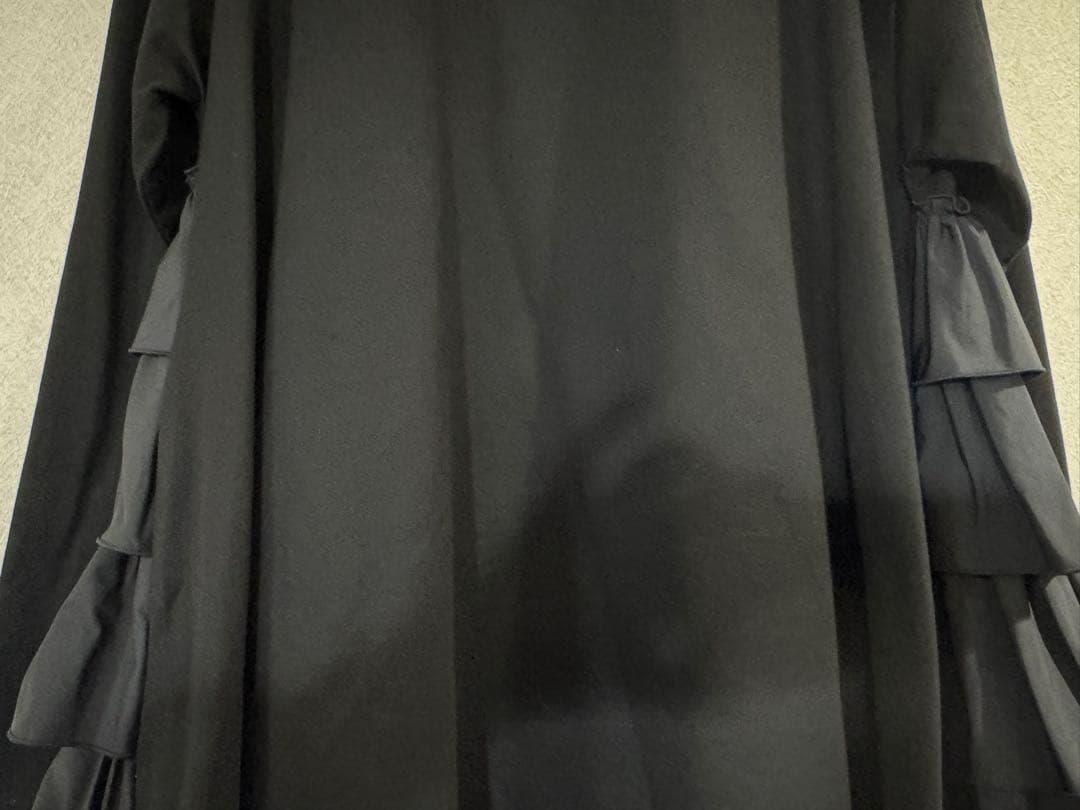 【rosymonster】 バックティアードチュニック ブラック