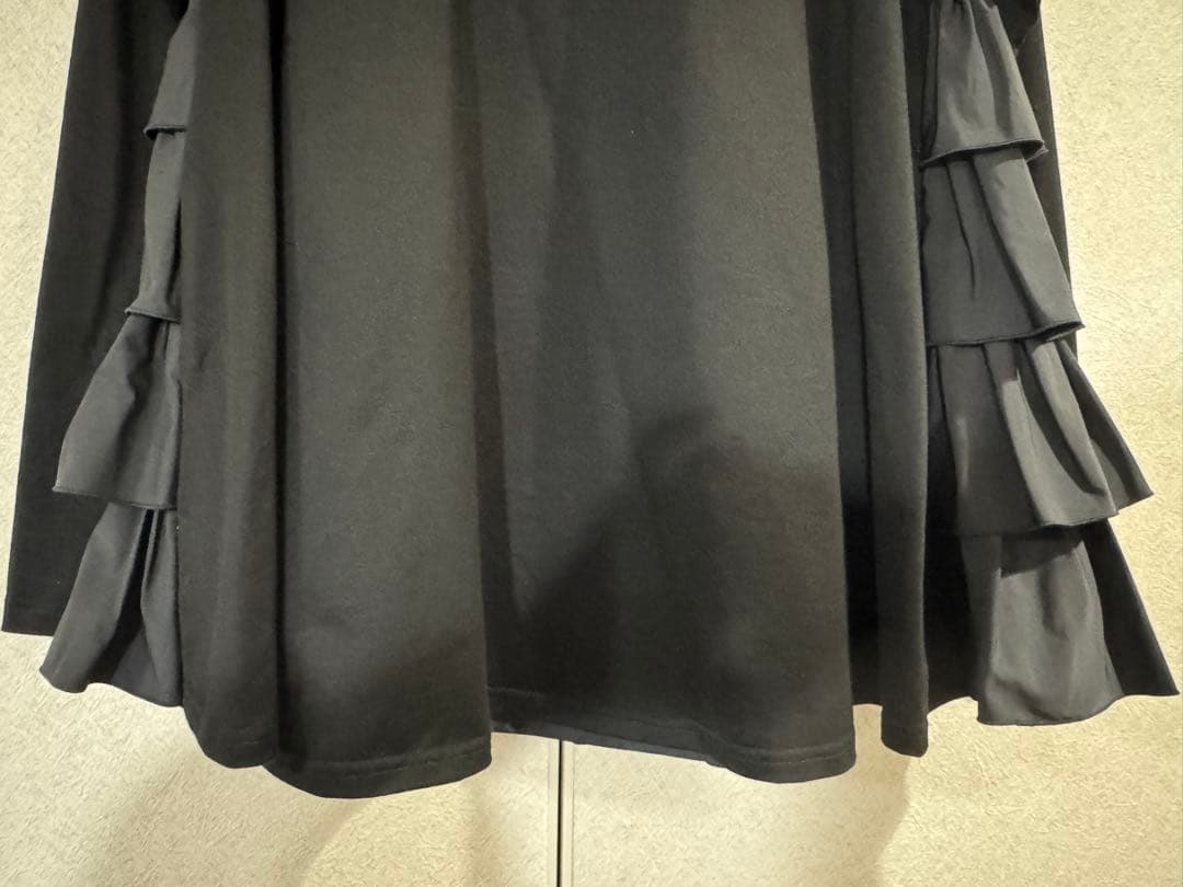 【rosymonster】 バックティアードチュニック ブラック