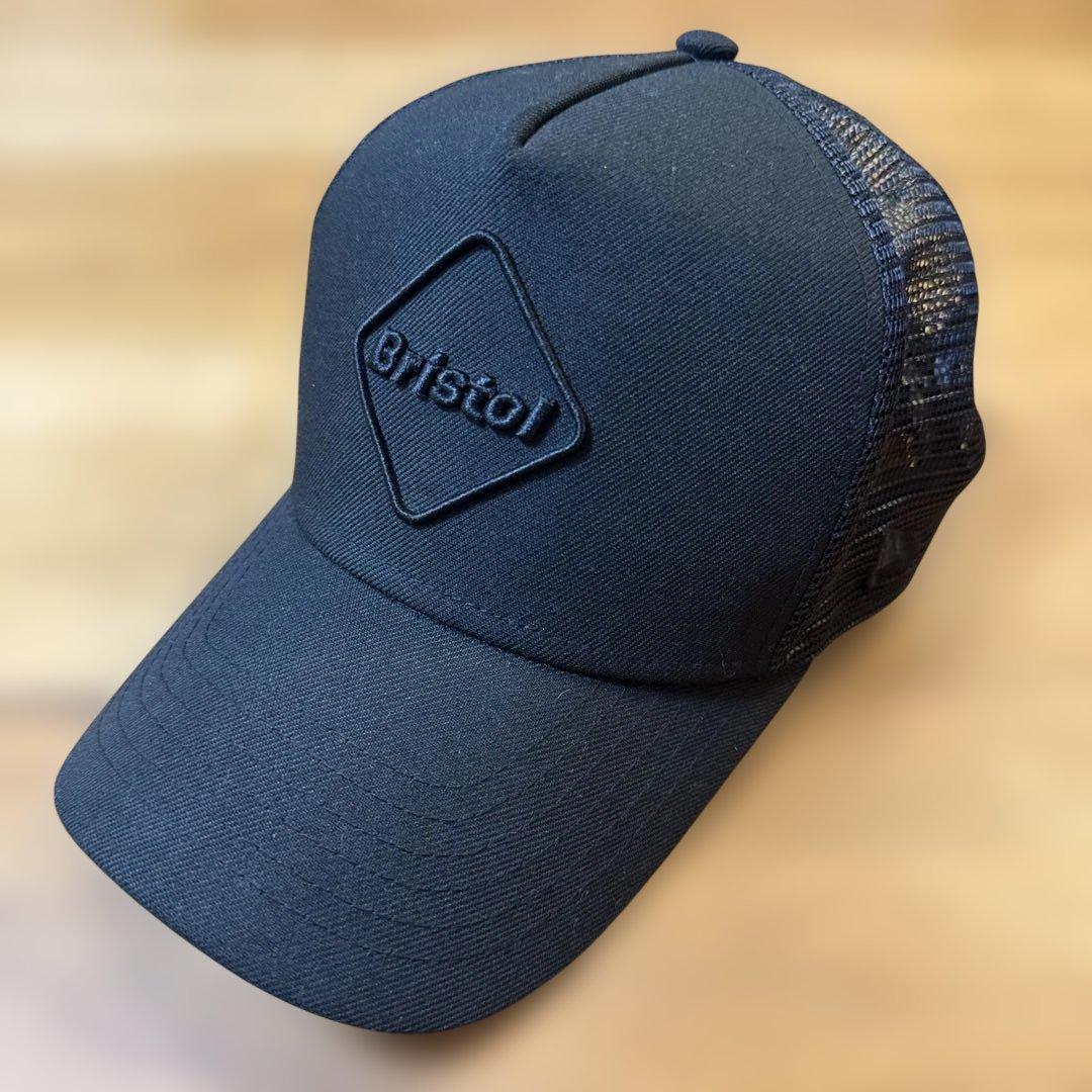 F.C.Real Bristol×ニューエラ メッシュキャップ ブラック