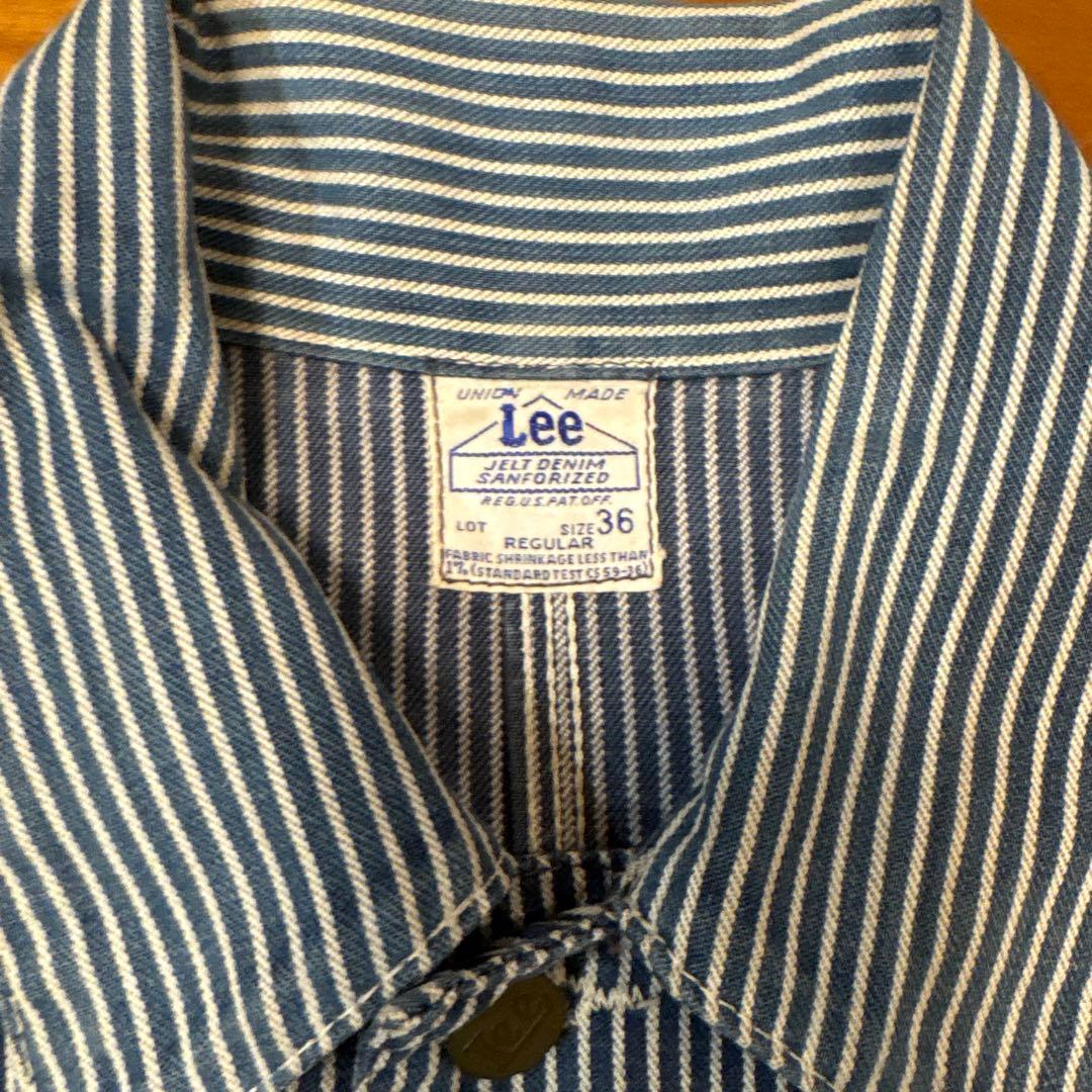 Lee ヒッコリーストライプ カバーオール LOT2412 日本製