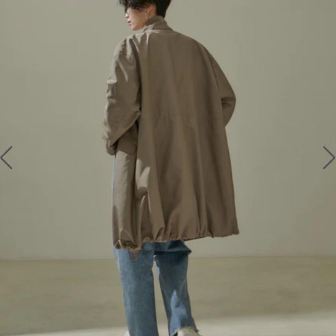 新品タグ付き✨サロンアダム エ ロペ ミリタリースタンドカラーコート ブラウン